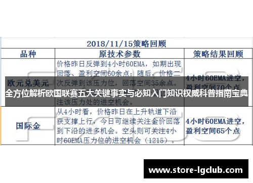 全方位解析欧国联赛五大关键事实与必知入门知识权威科普指南宝典